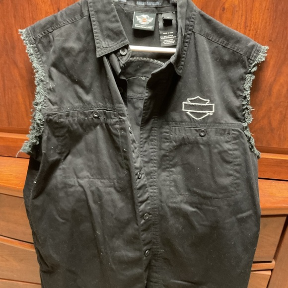 Harley-Davidson Other - Harley-Davidson Black Button-Up Shirt